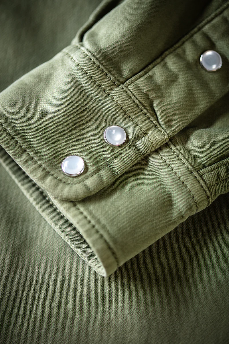 Sunday Shirt Army Green - Image 11