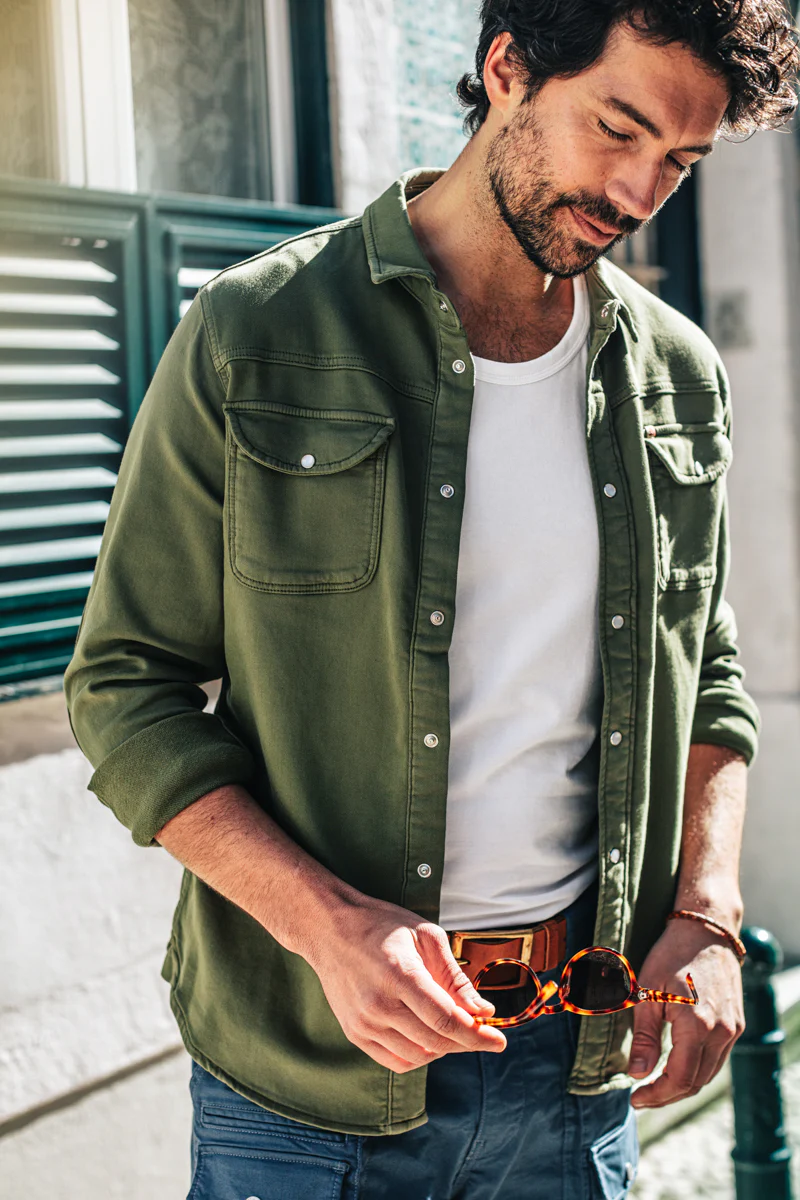 Sunday Shirt Army Green - Image 8