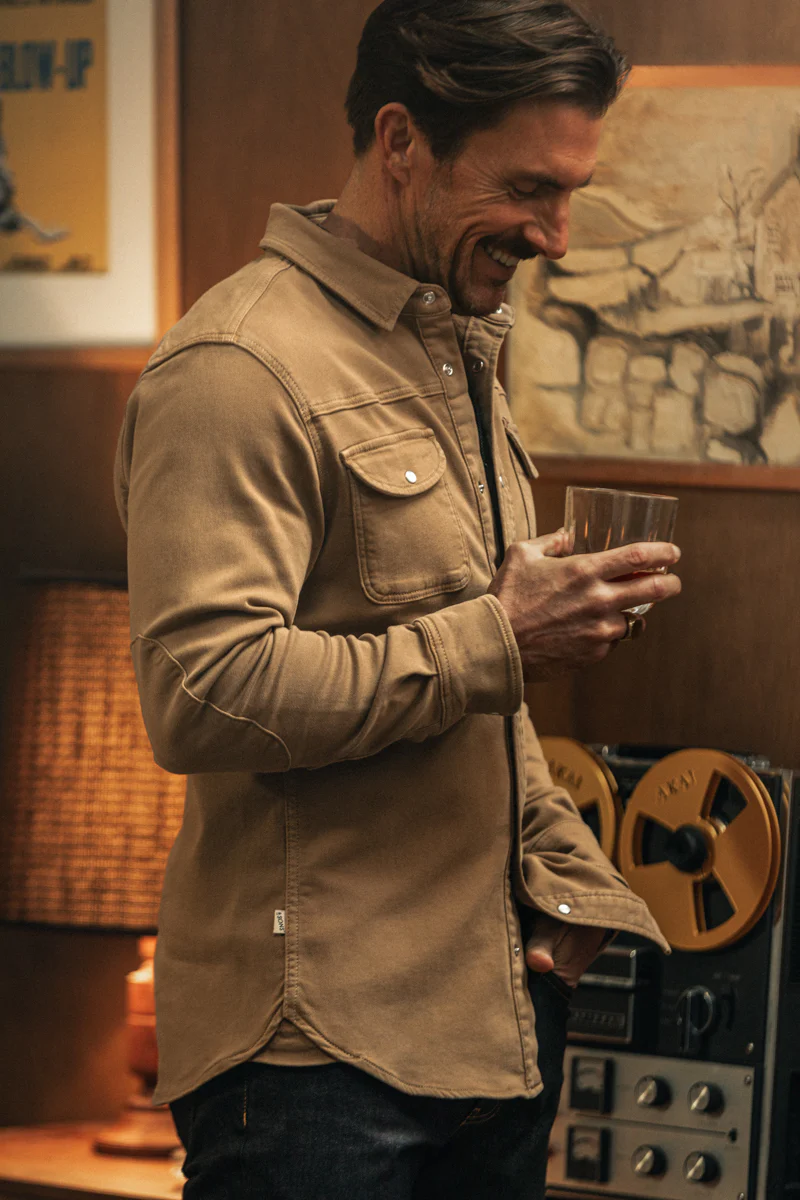 Sunday Shirt Dark Tan - Image 5
