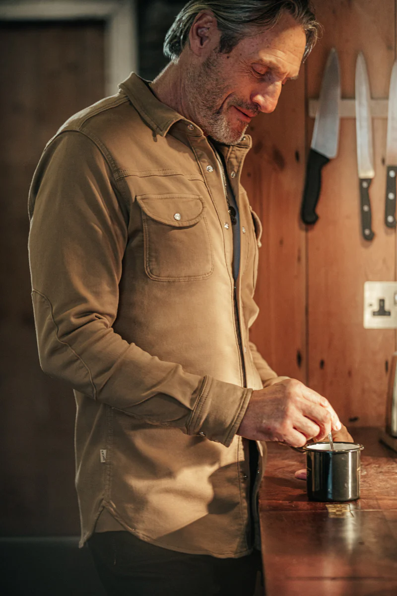 Sunday Shirt Dark Tan - Image 9