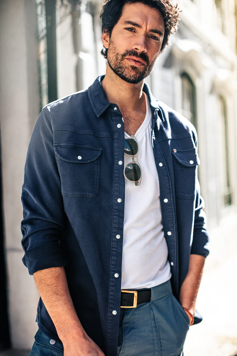 Sunday Shirt Utility Navy - Image 10