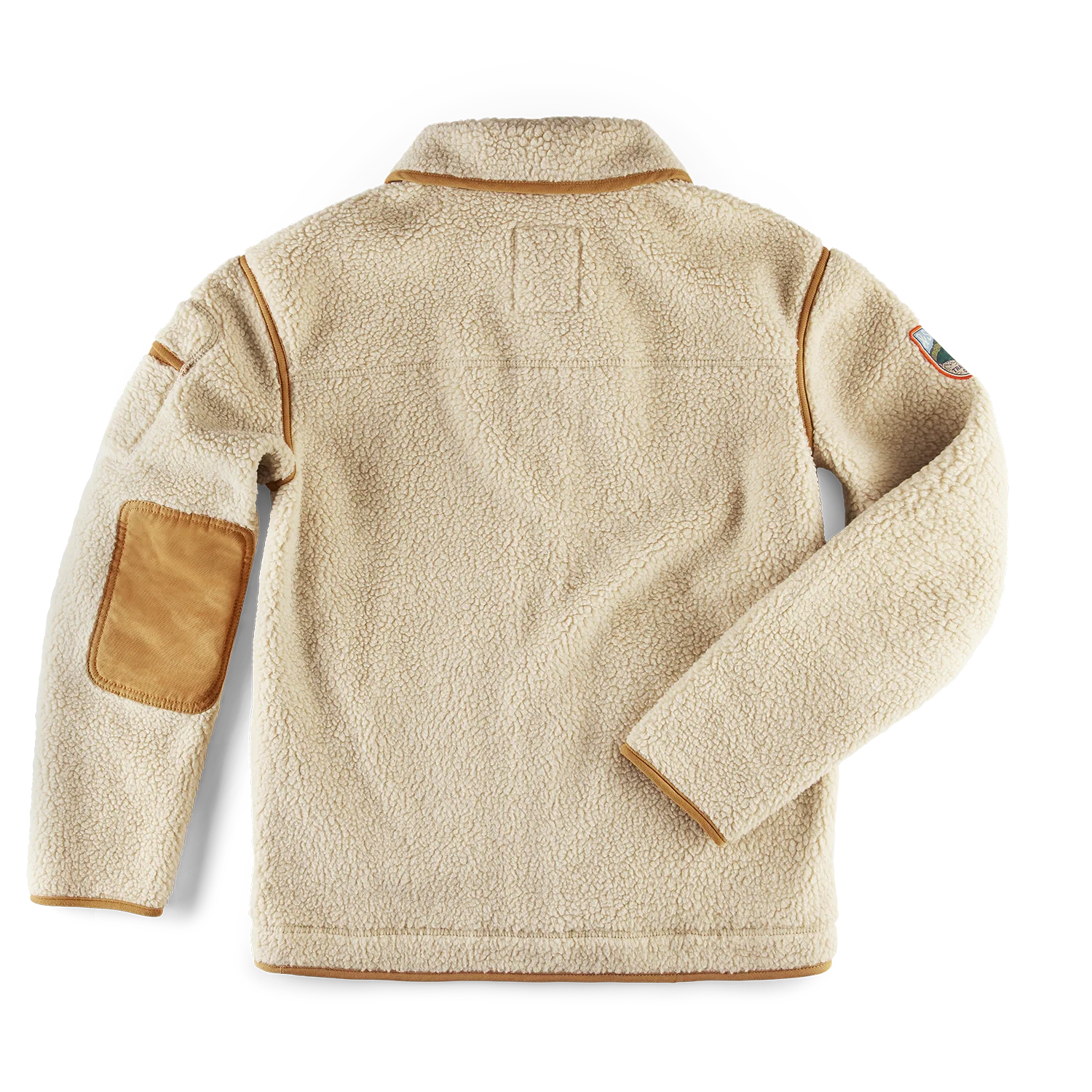 &SONS Takin Fleece Jacket Natural - Image 15