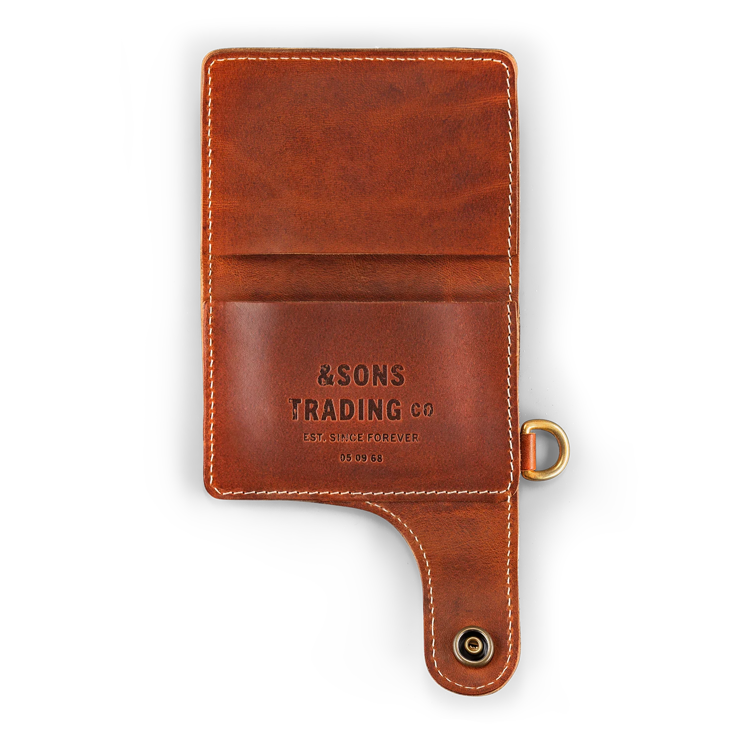 &SONS The Hustler Wallet Brown Leather - Image 10