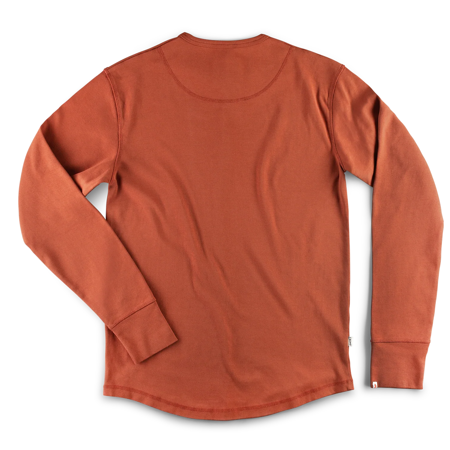 &SONS The New Elder Henley Shirt Auburn - Image 9
