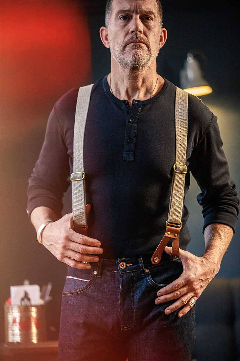 The New Elder Henley Shirt Black - Image 5