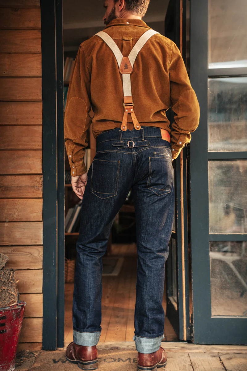 The New Frontier 14oz Selvedge Anti-bac Raw Denim Jeans - Image 4