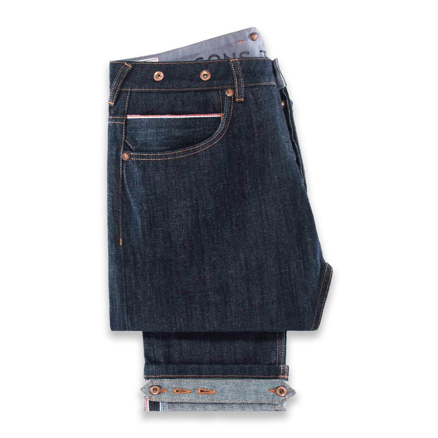 The New Frontier 14oz Selvedge Anti-bac Raw Denim Jeans - Image 5