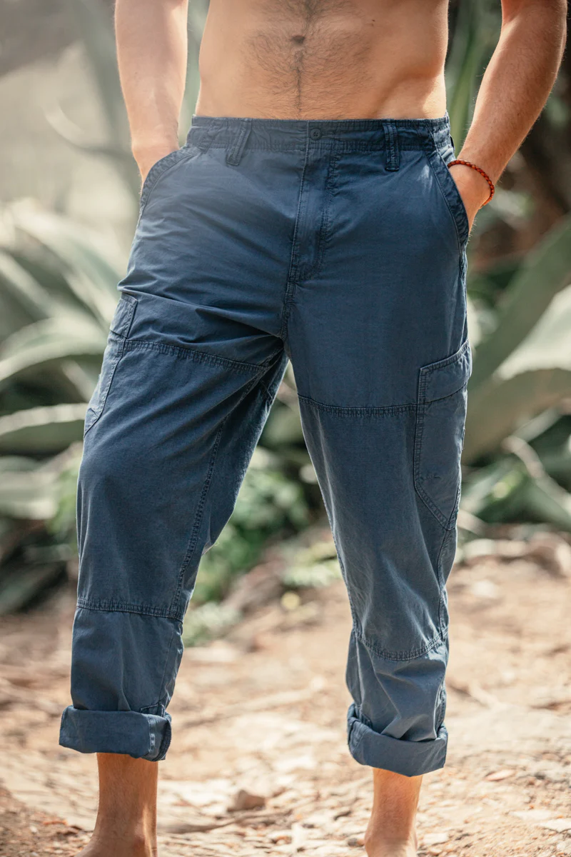 &SONS Travel Pant Navy - Image 4