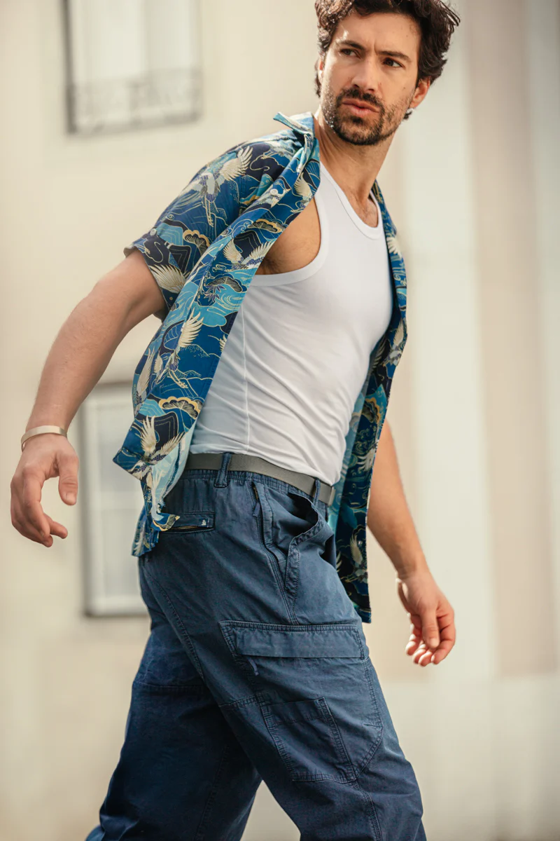 &SONS Travel Pant Navy - Image 5