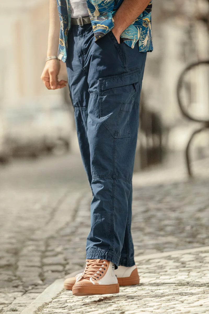 &SONS Travel Pant Navy - Image 6