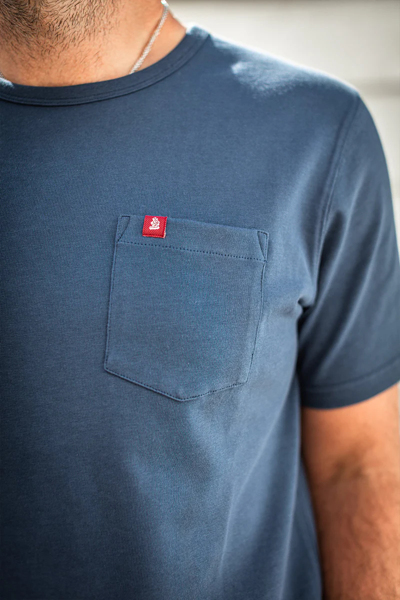 Boxer Pocket T-Shirt Navy - Image 3