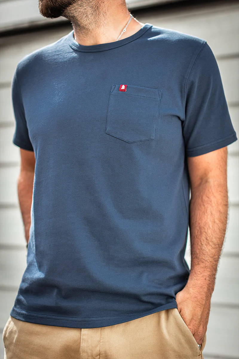 Boxer Pocket T-Shirt Navy - Image 7