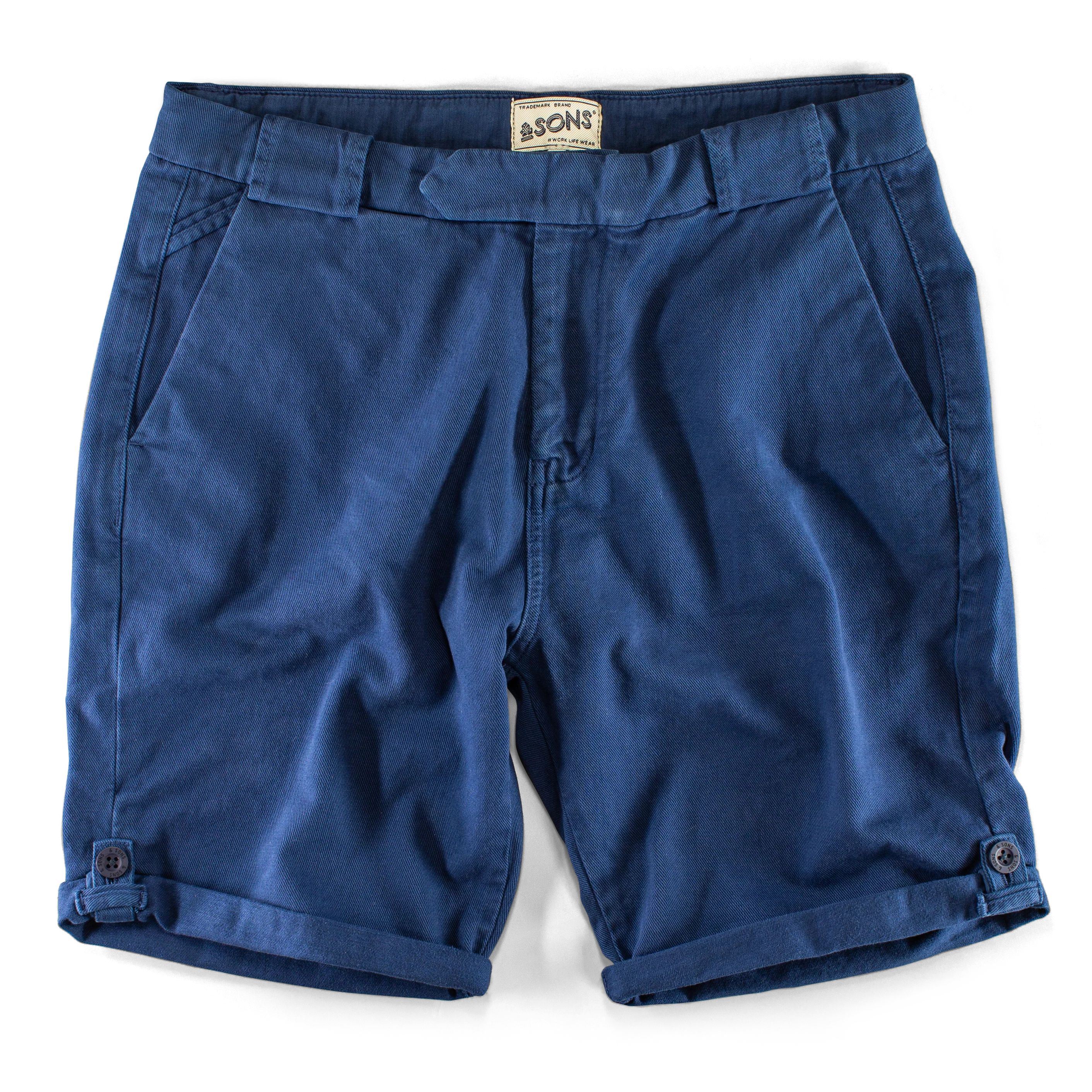 Virgil Chino Shorts Indigo Blue - Image 7