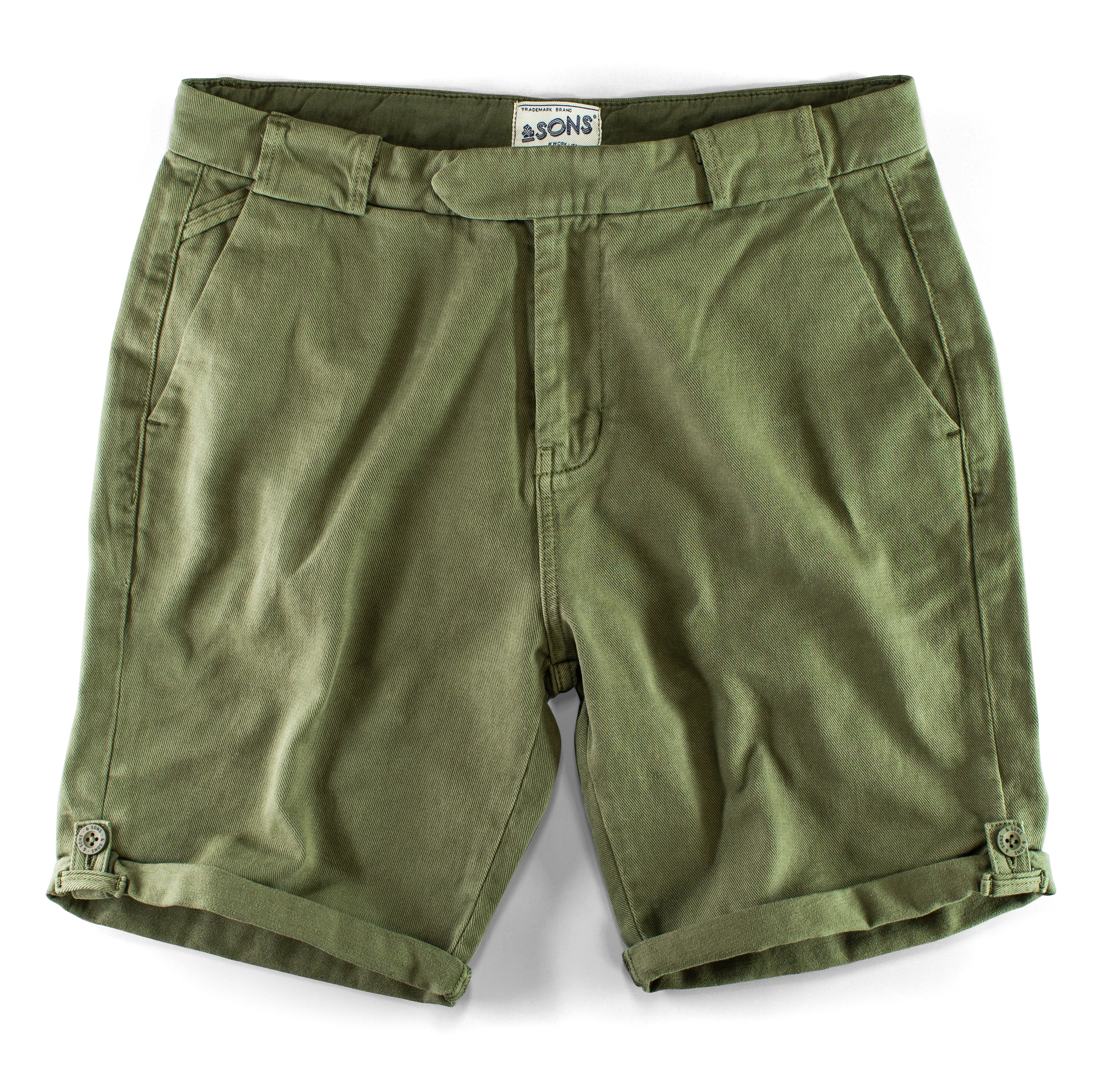 Virgil Chino Shorts Army Green - Image 7