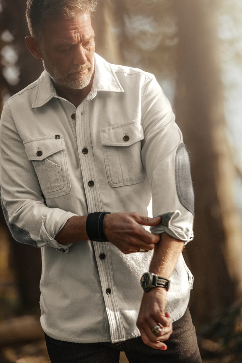 &SONS Washburn Shirt Off White - Image 5
