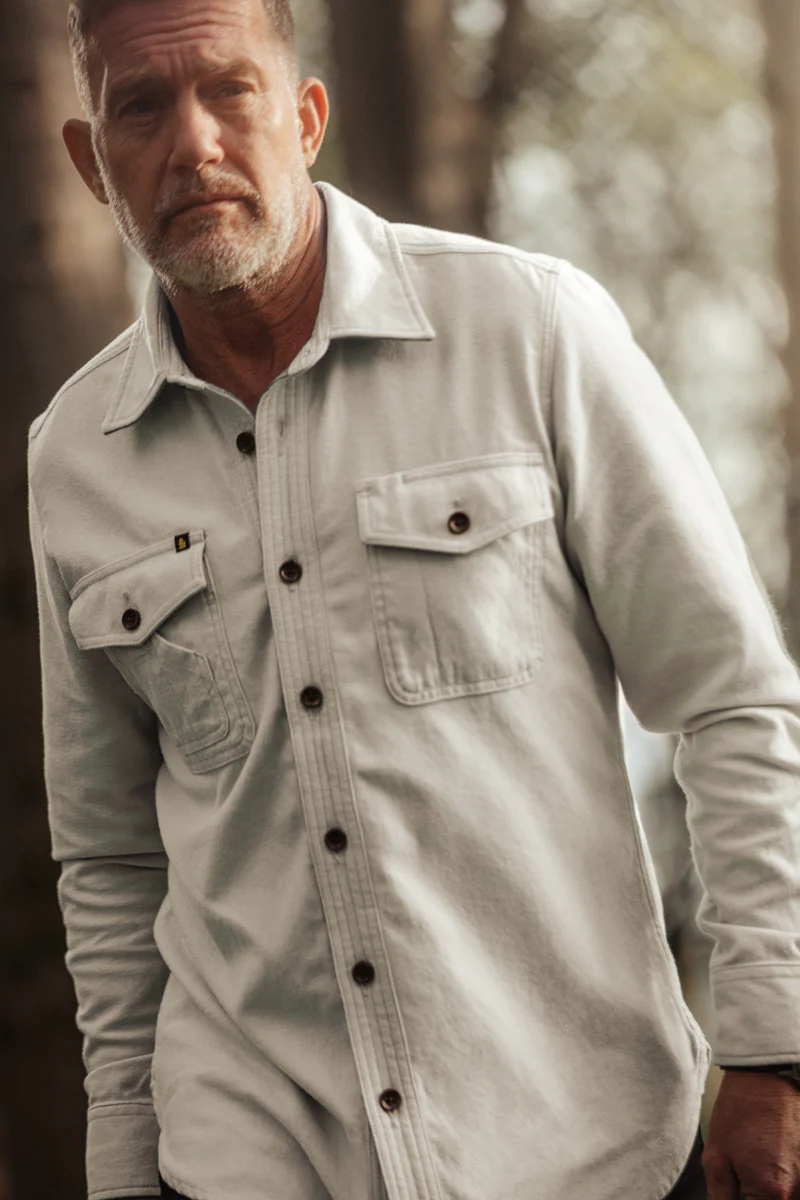 &SONS Washburn Shirt Off White - Image 6
