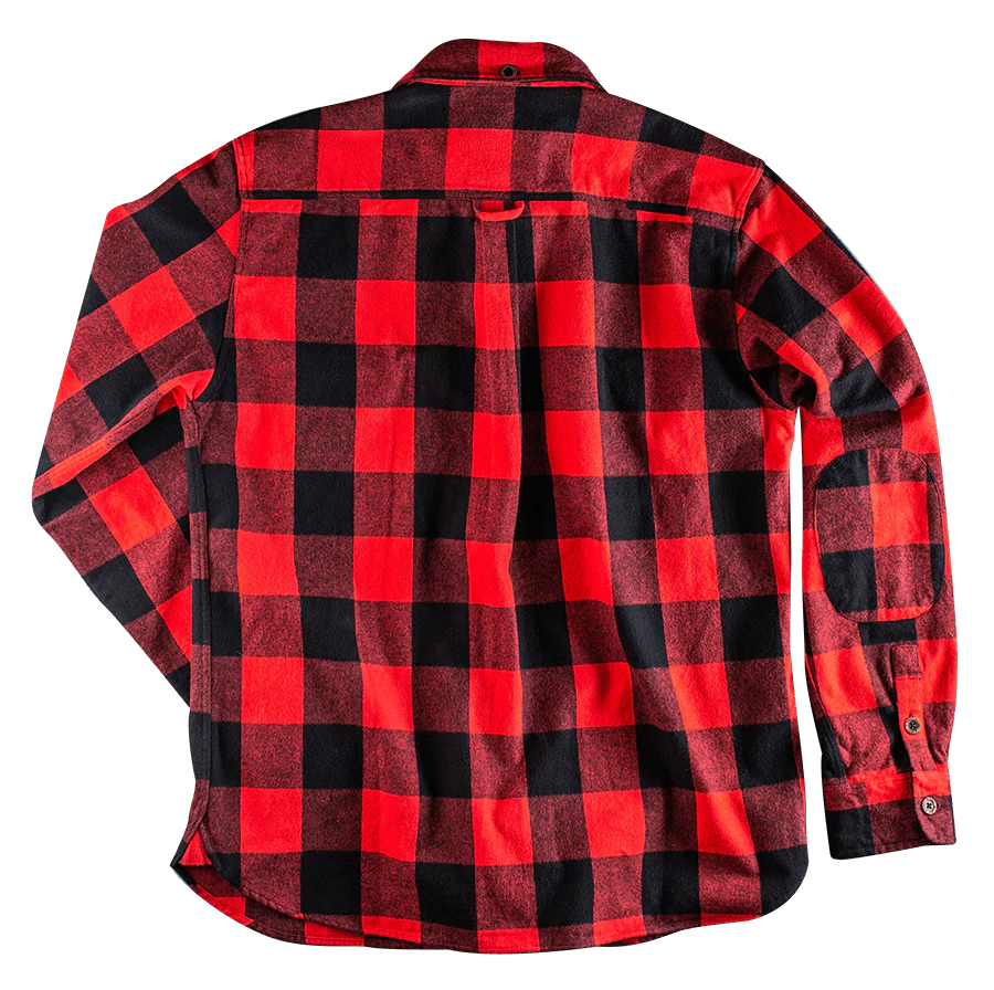 YUKON Flannel Field Shirt Red - Image 10