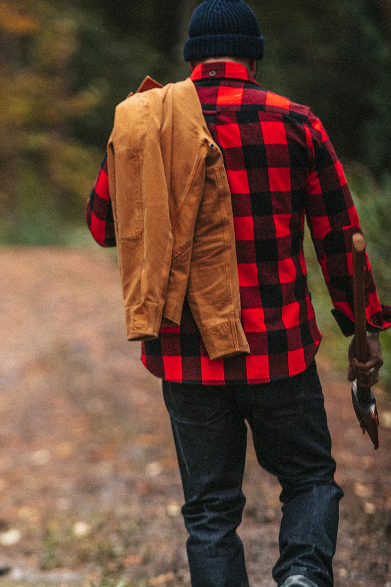 YUKON Flannel Field Shirt Red - Image 7