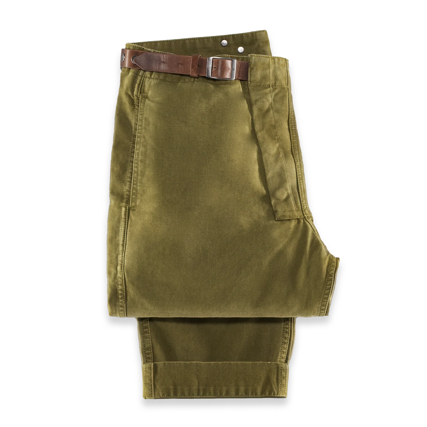Station Trousers Olive Green - Image 7