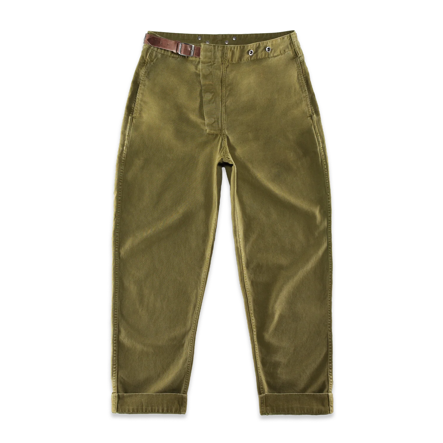 Station Trousers Olive Green - Image 8