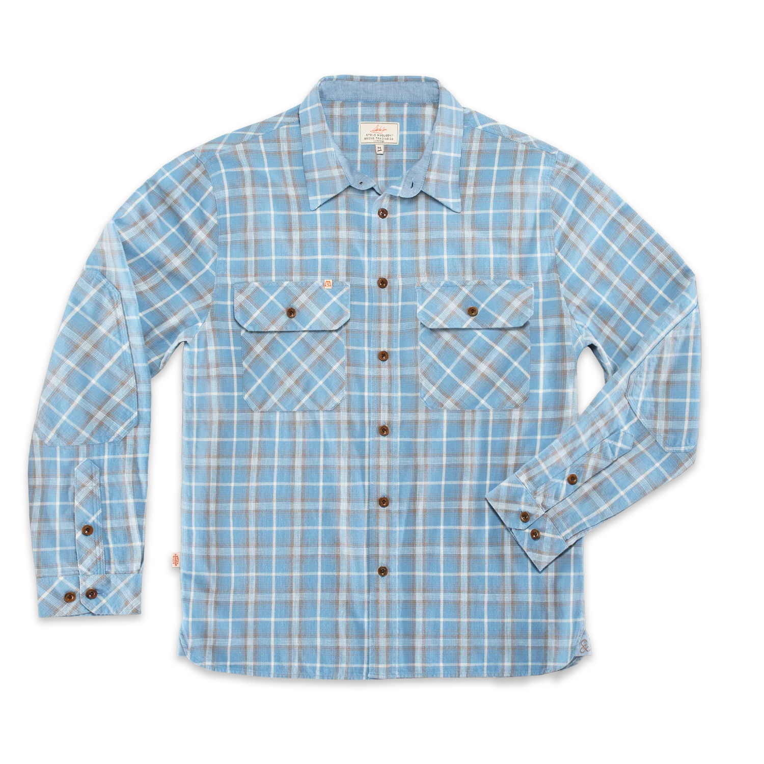 McQueen Stockman Shirt Blue Check - Image 10