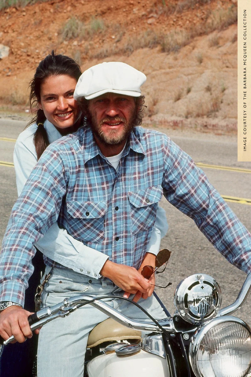 McQueen Stockman Shirt Blue Check - Image 9