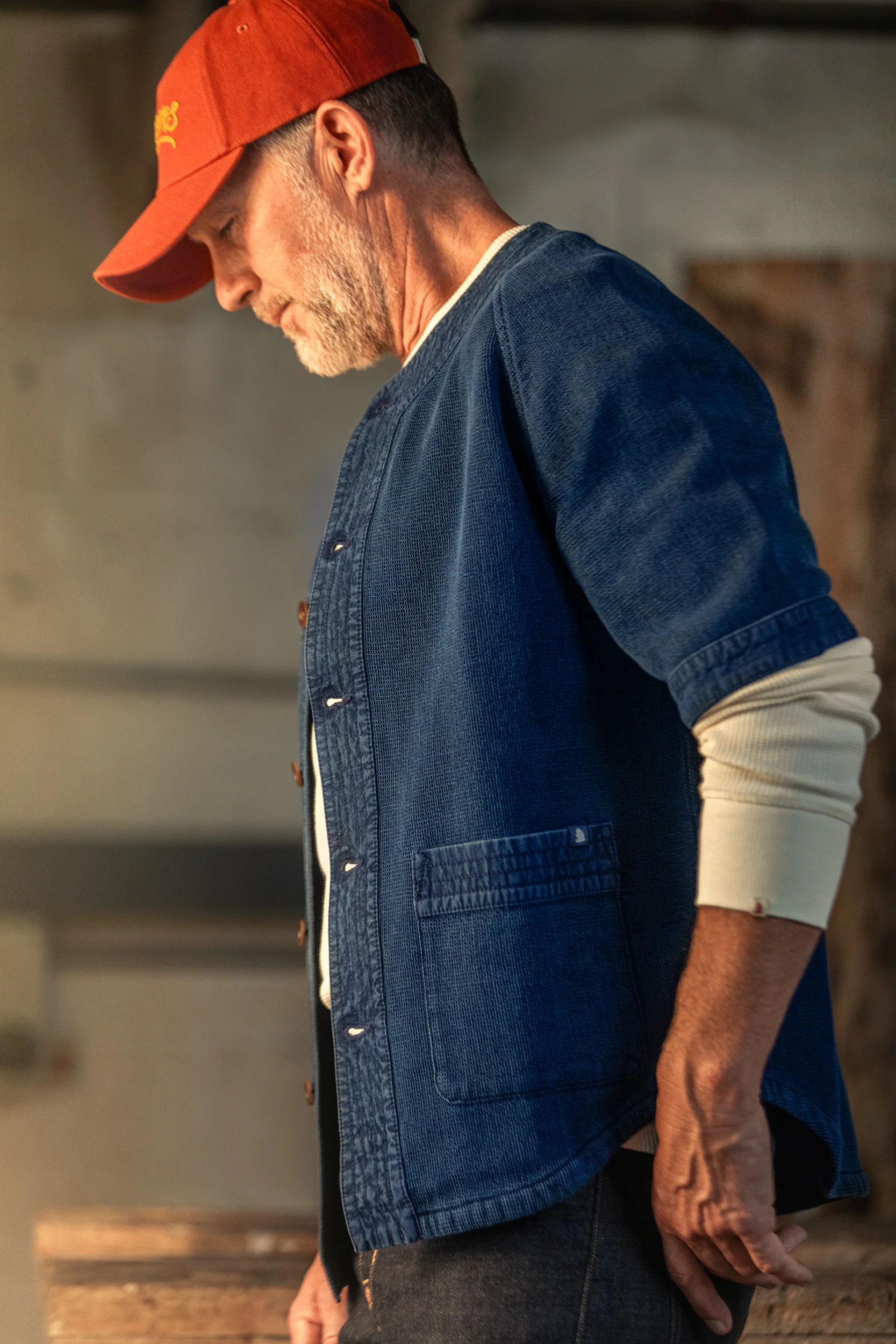 Strike Baseball Shirt Indigo - Image 6
