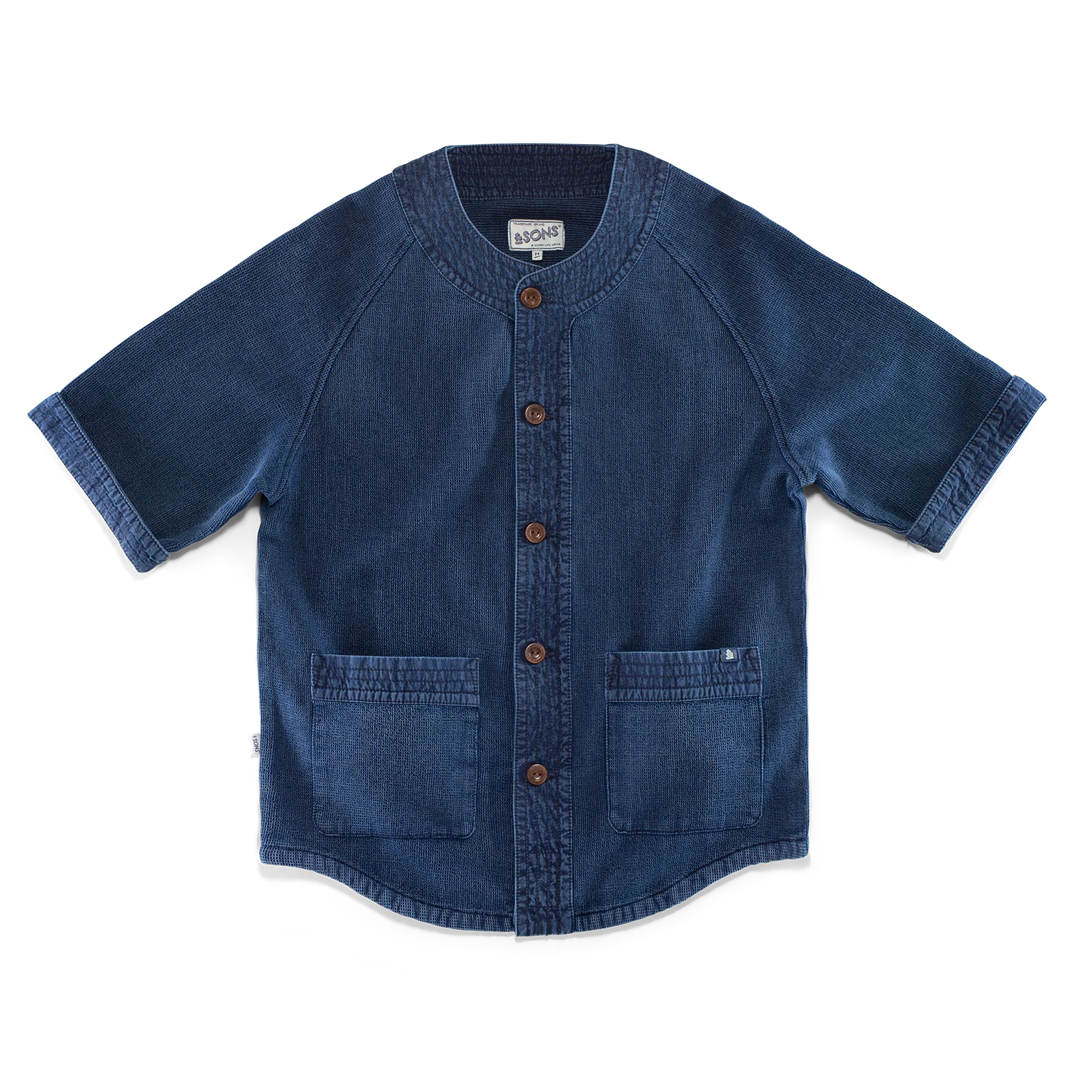 Strike Baseball Shirt Indigo - Image 7