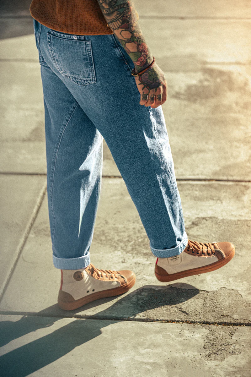 &SONS Switchback Jean Washed Indigo Blue - Image 3