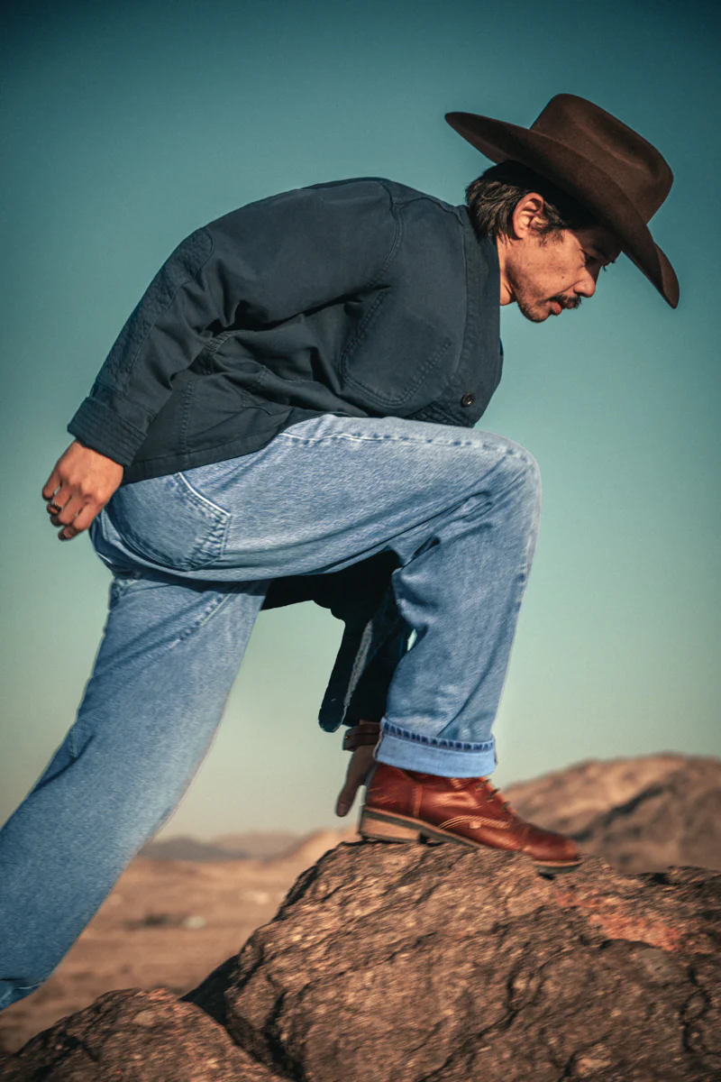 &SONS Switchback Jean Washed Indigo Blue - Image 5
