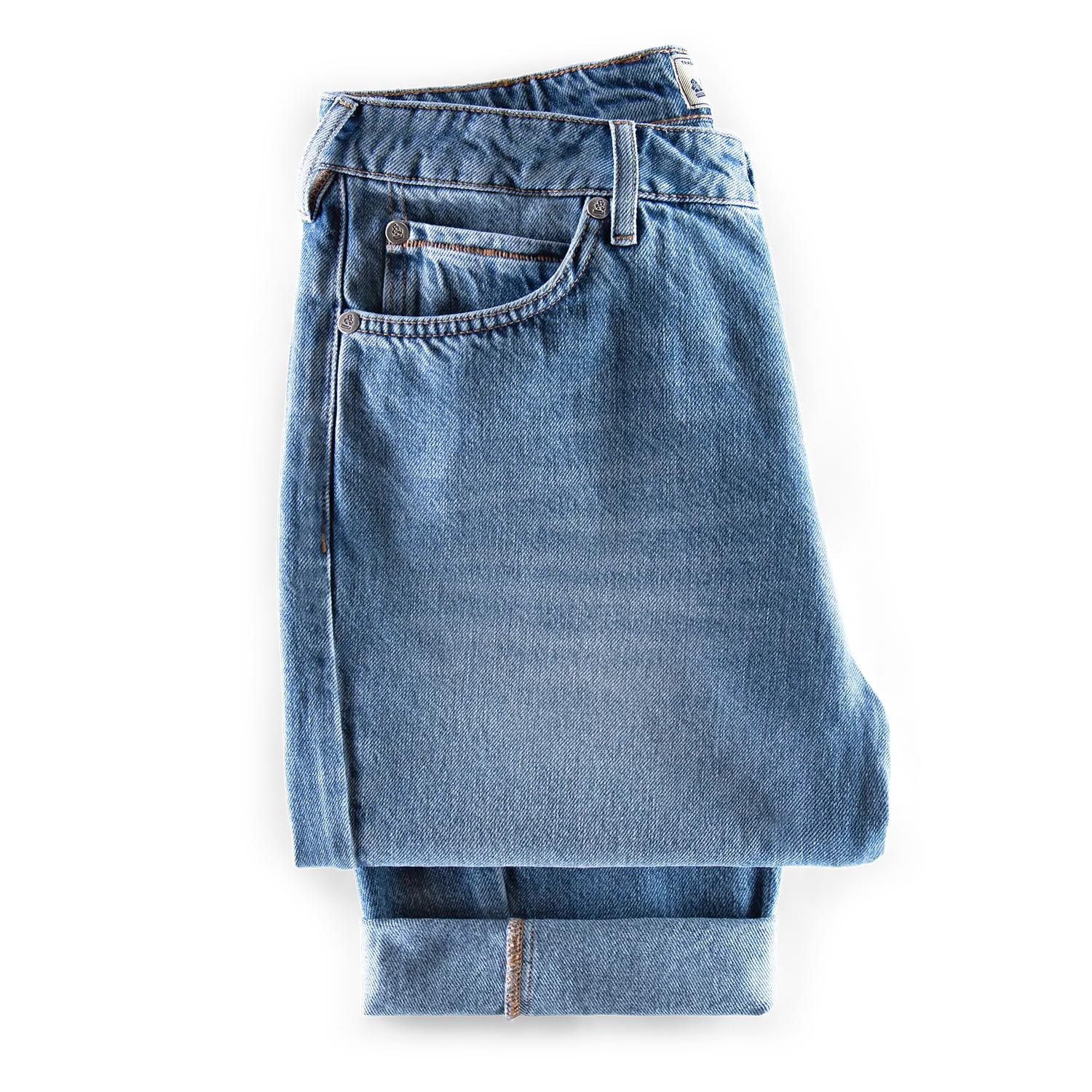 &SONS Switchback Jean Washed Indigo Blue - Image 9