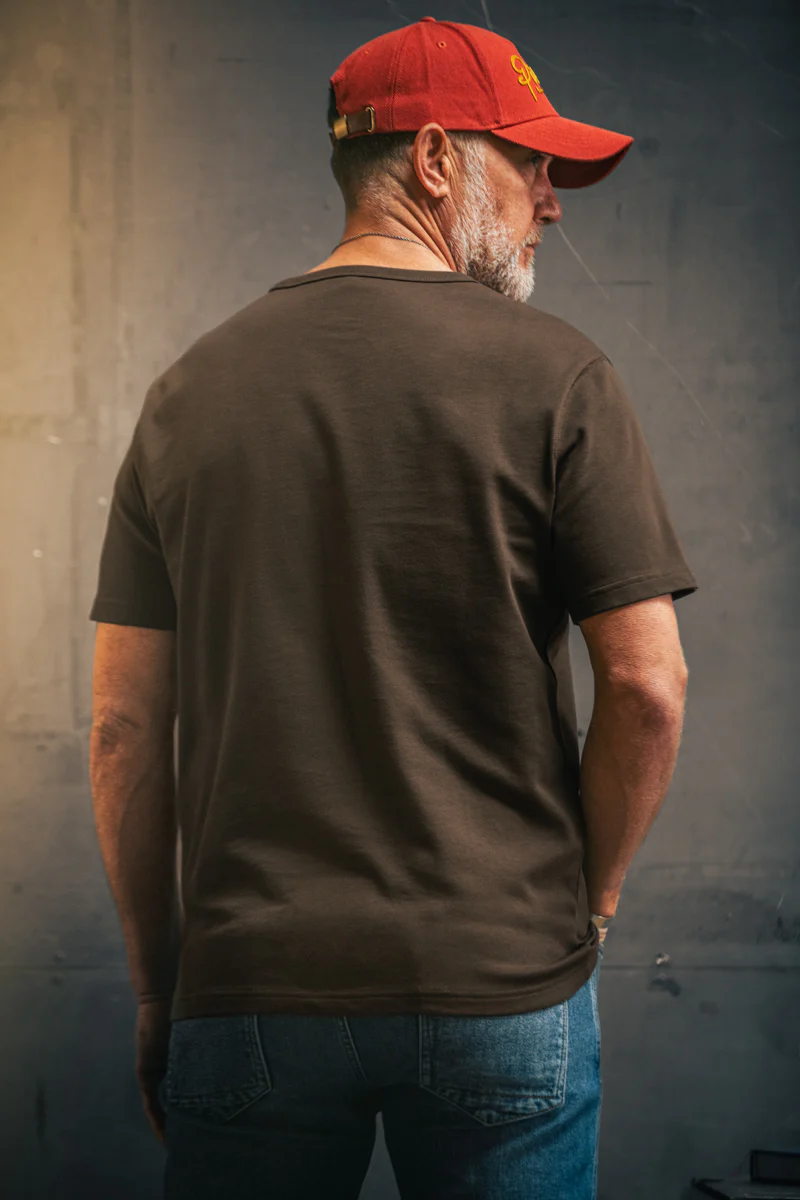 Tiger Strike T-Shirt Dark Brown - Image 3