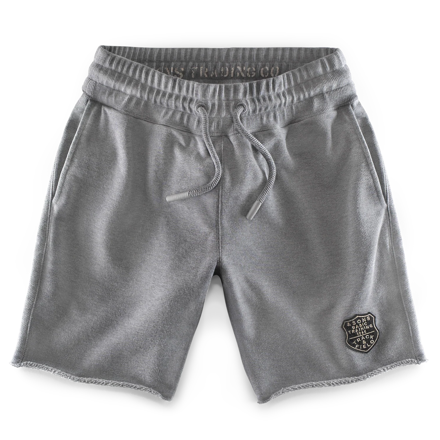 Track Cut-Off Shorts Grey Marl - Image 7