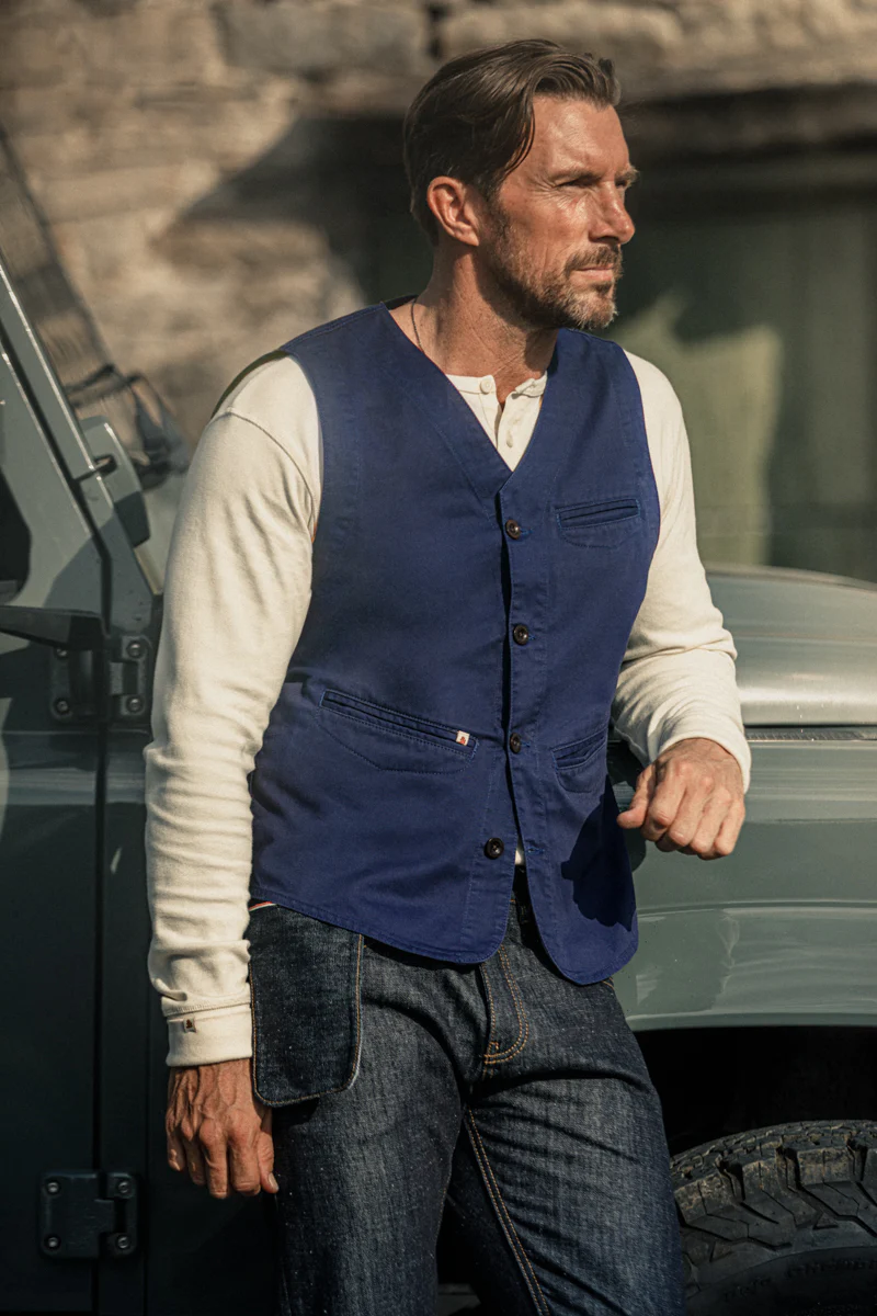Watson Waistcoat Midnight Blue - Image 5