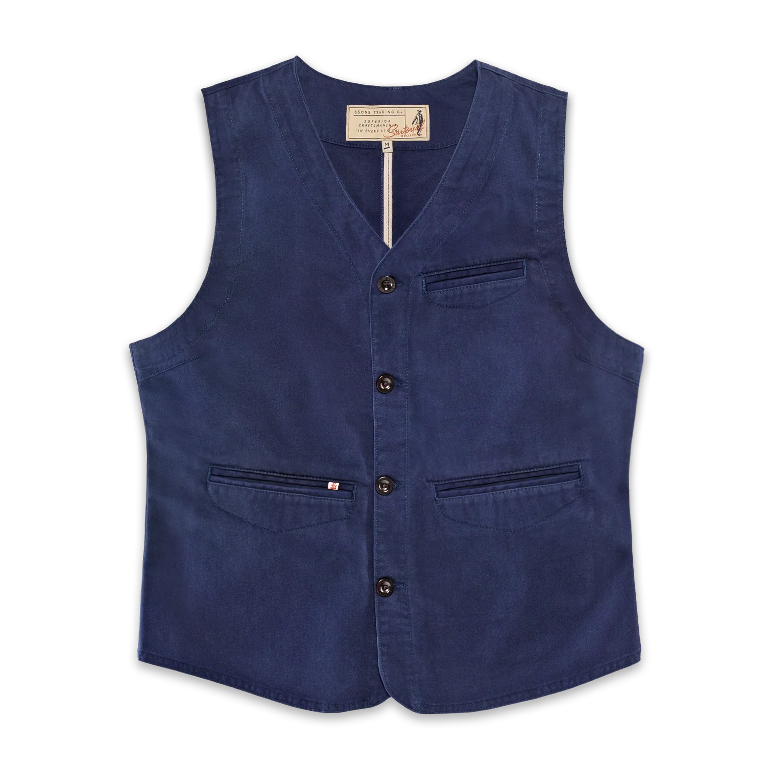 Watson Waistcoat Midnight Blue - Image 6