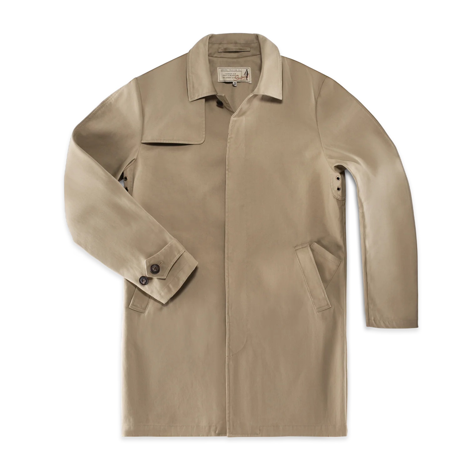 Woodward Raincoat Khaki - Image 12