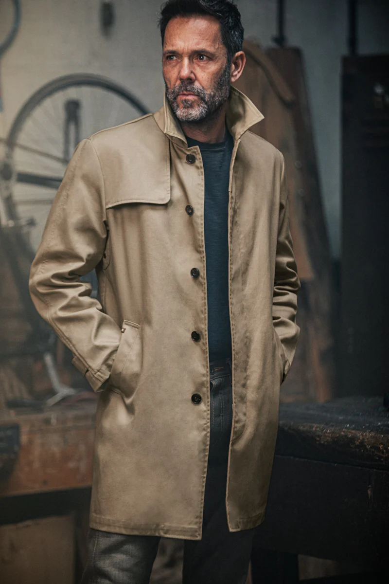 Woodward Raincoat Khaki - Image 4
