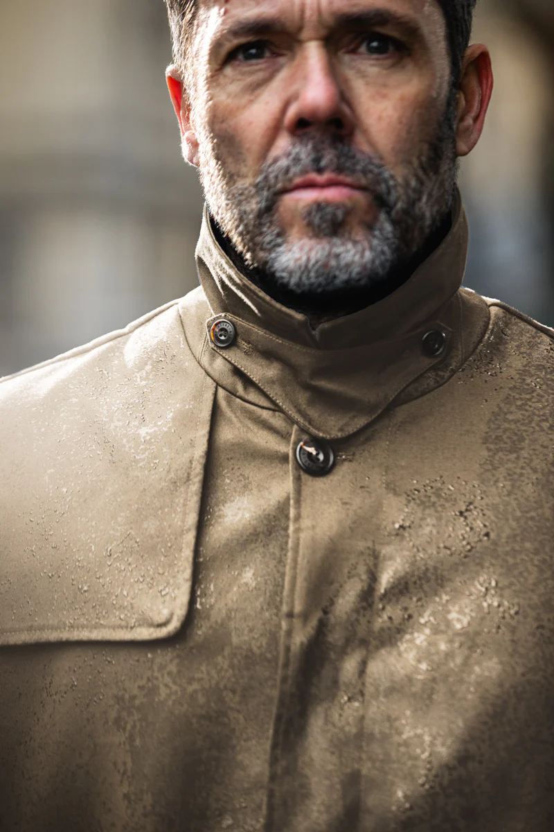 Woodward Raincoat Khaki - Image 6