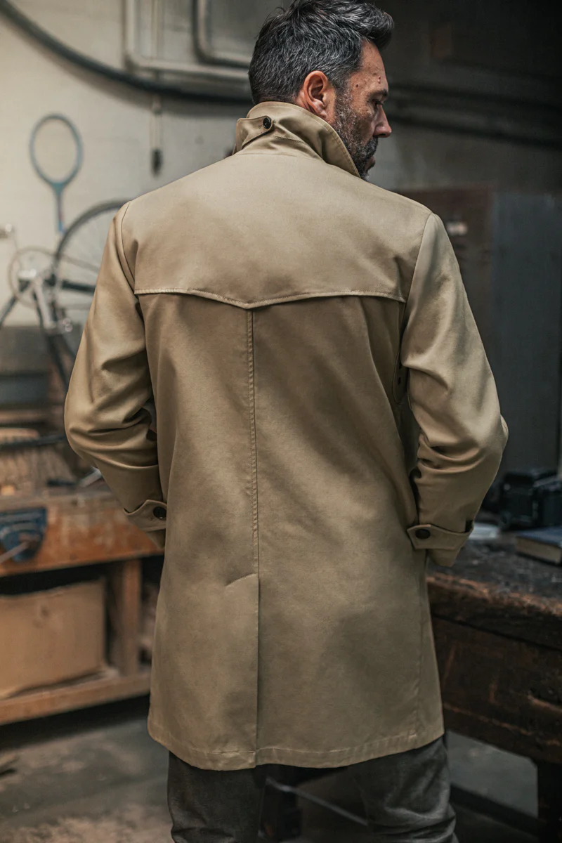 Woodward Raincoat Khaki - Image 9